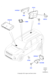 Telematik Kontrol Ünitesi Pili (SOS)-LR132077-T2R35220 (JAGUAR)---NEW DEFENDER