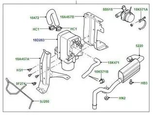 Havalandırma Kontrol Valfi-Lr016848 H-4.4 Dizel/Range Rover New 2