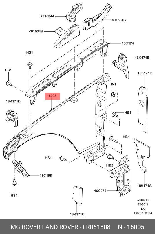 Sağ Ön Çamurluk ( Category B )-Lr061808 R-Lr036591-/Range Rover New