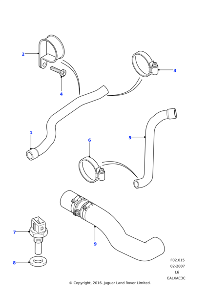 İntercool Hortumu-Pnh101720 B-Pnh101470-Tci/Freelander 1