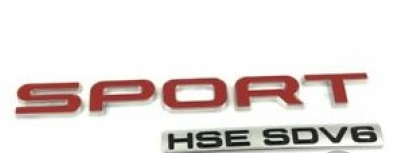 Sport Yazısı ( Kırmızı )-Lr084212 L-/Range Rover Sport