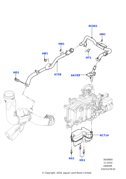 Yağ Separatörü-Lr022907-4.4 Dizel/Range Rover New 2