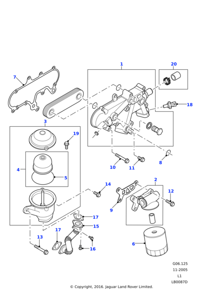 Yağ Filtre Adaptör Contası-Lvh100230 E-Td5/Discovery 2
