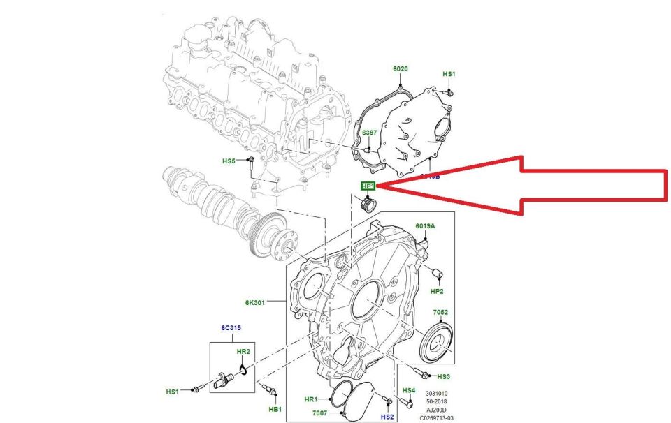 Arka Krank Keçe Tapası-Lr073789-Jde36593 (Jaguar)-2.0 Dizel/Range Rover Sport