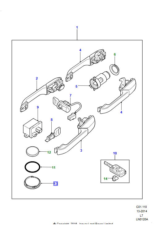 Pil Yuvası-Stc4353-/Range Rover New