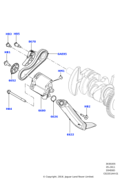 Yağ Pompa Zincir Gergisi-Lr025261-Aj813093 (Jaguar)-2.0 Benzinli/Range Rover Evoque-Freelander 2