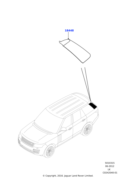 Direk Kaplaması Dış Arka Sol-Lr048078-Lr076491-Lr102625-/Range Rover New