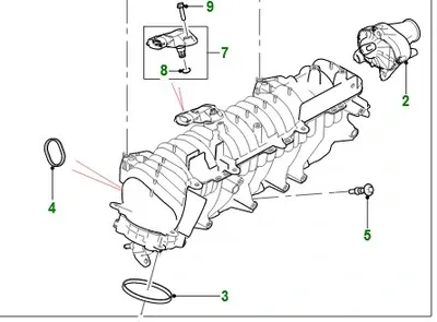 Emme Manifoldu Komple-Lr085939 H-Aj813415 (Jaguar)-2.0 Dizel/Range Rover Sport-Range Rover Range Rover Velar