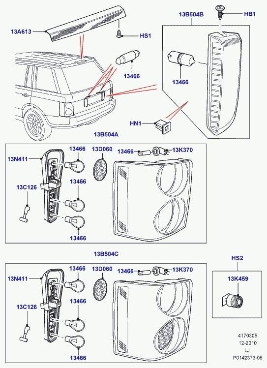 Stop Braketi-Xfp500020-/Range Rover New 2
