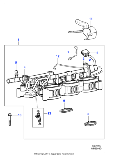 Emme Manifold Contası-XR843536 V-Jaguar