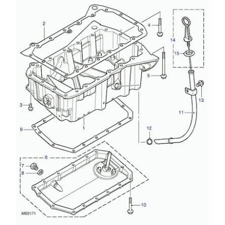 Karter Contası Üst-Lvf100420 B-Td4/Freelander 1