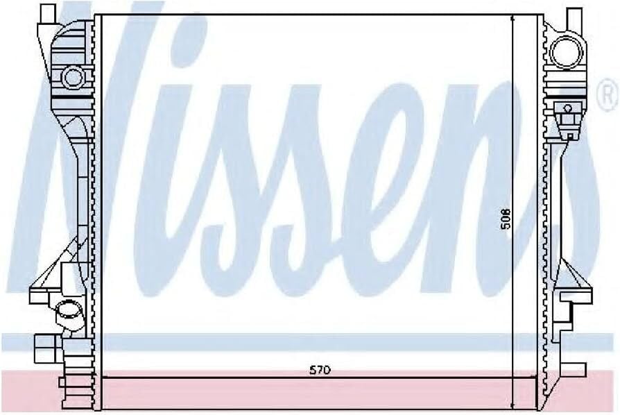 Radyatör Komple (Su)-Xr858580 N-Xr858121-C2Z6984-2.7/Jaguar