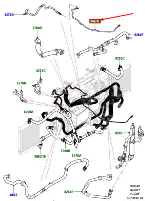 Rezarvuar Hortumu-Lr100554 O-/Range Rover Sport-Range Rover New