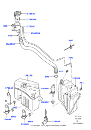 Cam Su Fıskiye Motoru-Dmc500040 E-/Range Rover New 2