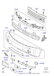 Tampon Alt Kapağı Ön Sol-Dxb500350Puy R-/Range Rover New 2