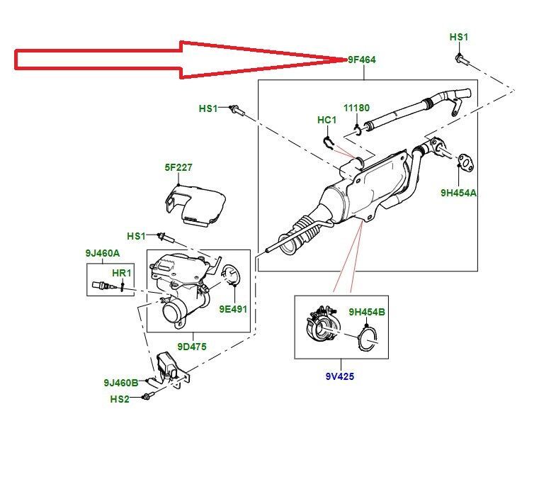 Egr Soğutucu Sağ-Lr125538-T2R54633 (Jaguar)-3.0 Dizel/Range Rover New
