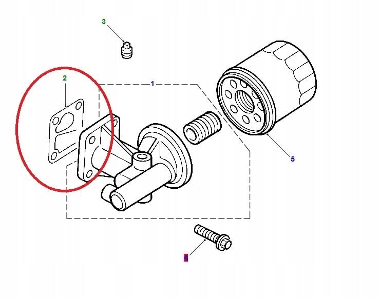 Yağ Filtre Adaptör Contası-Lvh10010 B-1.8/Freelander 1