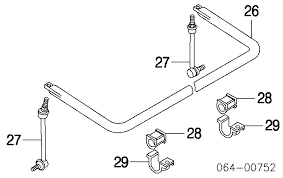 Viraj Askı Rotu Ön ( R-L )-Rbm100223 B.-/Discovery 2