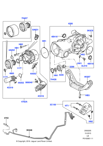 Defransiyel Keçesi Arka-Lr023440-Lr003144-J9C7743 (Jaguar)-/Freelander 2