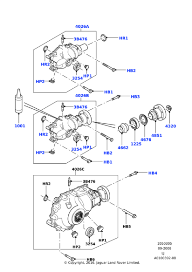 Ön Diferansiyel Keçesi-LR007769 C-Range Rover New 2