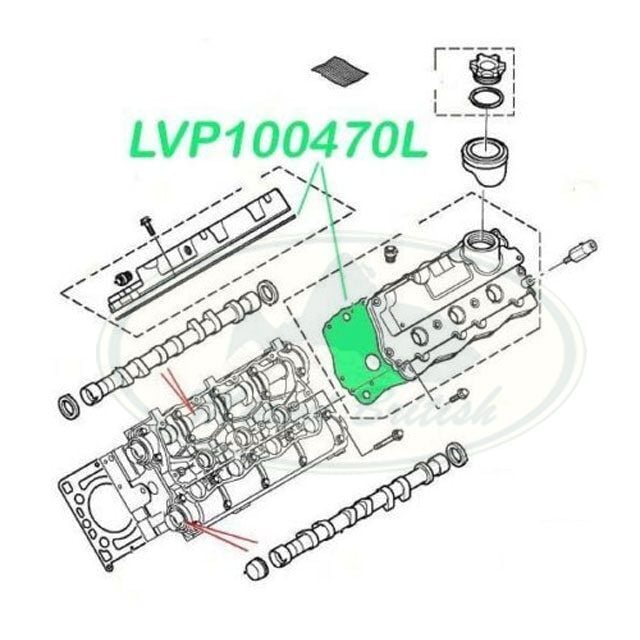 Külbütör Kapak Contası ( Adet )-Lvp100470 A-V6/Freelander 1