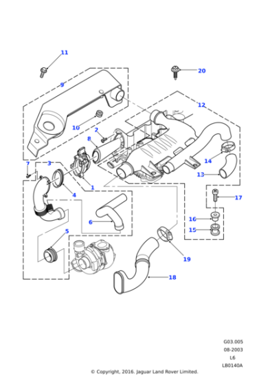 Turbo Hava Hortumu-Stc4559-Td4/Freelander 1