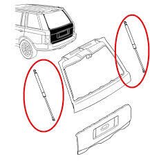 Arka 5.Kapı Camı Amortisörü ( R-L )-Bhe760020 T-/Range Rover New 2