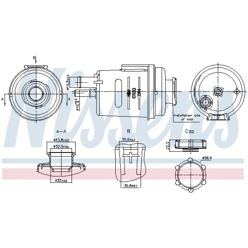 Direksiyon Hidrolik Deposu-Lr000578 N-C2D4377 (Jagur)-/Freelander 2