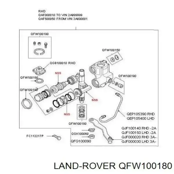 Direksiyon Kutusu Keçe Tamir Takımı-QFW100180 B-DİSCOVERY 2