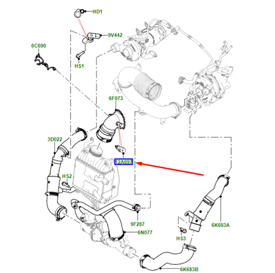 Hava Sıcaklık Sensörü-Lr018294-C2C21264-3.0/Range Rover Sport