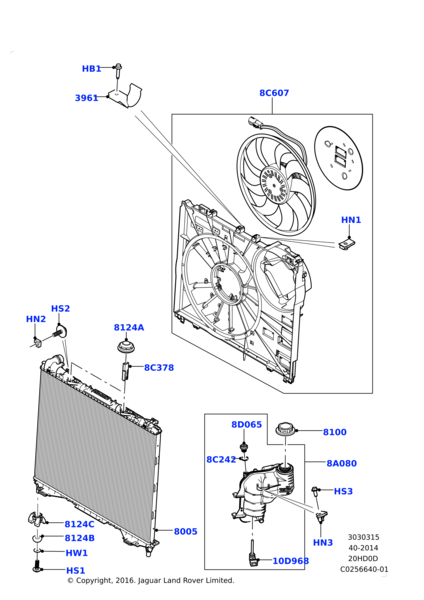 Radyatör Üst Bağlantı Pimi-Lr034571-/Range Rover New