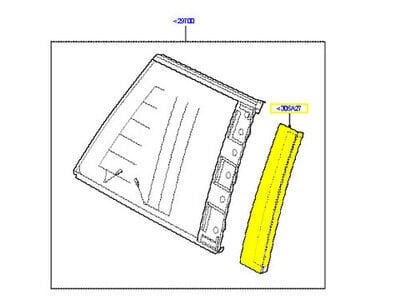 Arka Çamurluk Üstü Cam Ön Kaplaması-Cqw000040-/Range Rover New 2