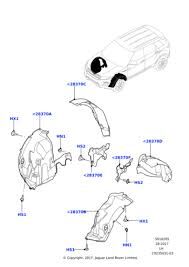 Çamurluk Davlumbazı Ön Sol ( Öne Gelen ) -Lr027395 E-Lr069696-Lr088358-/Range Rover Evoque