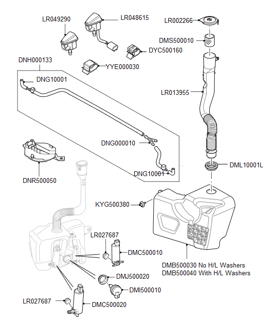 Silecek Su Süzgeci-Dms500010-Dms500011-/Range Rover Sport-Range Rover New 2