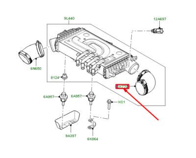 Hortum İntercooler-113123471 N-LR146548-T4A40837 (JAGUAR)-T2R45658 (JAGUAR)-R.R.SPORT-R.R.NEW