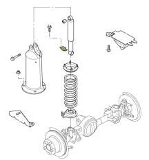 Amortisör Lastiği Ön Alt-Roa100040 A-/Discovery 2