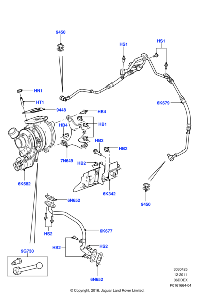 Turbo Yağ Boru Contası-Lr003787 E-3.6/Range Rover Sport-Range Rover New 2