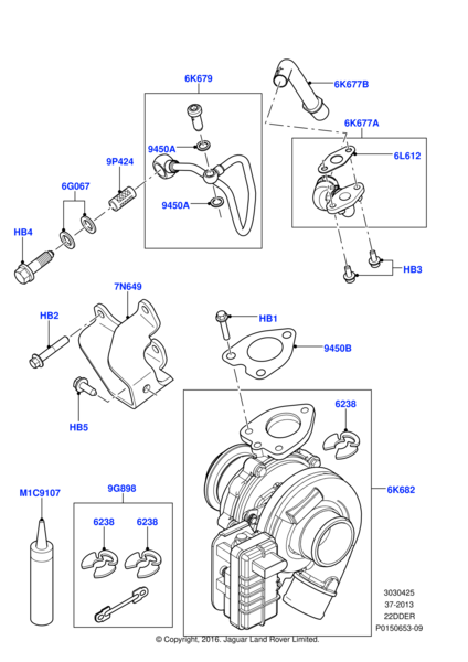 Turbo Bağlantı Braketi-Lr006021-/Freelander 2