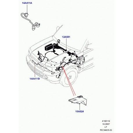Motor İçi Tesisat Braketi-Yqu500560-/Range Rover Sport-Discovery 3