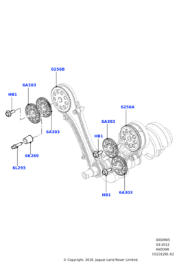 Eksantrik Mil Dişlisi Sol-Lr022952-4.4 Dizel/Range Rover New