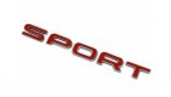 Arka 5.Kapı Üstü ( Sport ) Yazısı Kırmızı-Lr096094 R-Lr053816-/Range Rover Sport