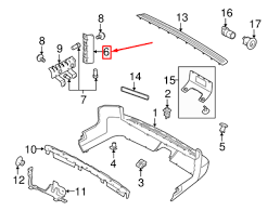 Arka Tampon Bağl.Braketi Sol Üst-Dql000091 E-/Discovery 3-4