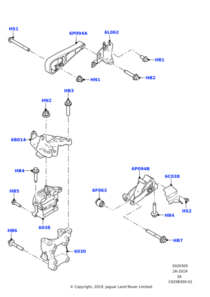 Motor Takozu (ALT)-LR114070 H-J9C11795 (JAGUAR)---R.R.EVOQUE-D.SPORT