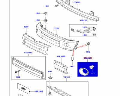 Sis Lamba Çerçevesi Sağ-Lr019636 L-/Range Rover Sport