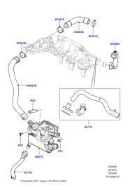 Motor Üst Hav.Hortum Ve Valfi-Lr032035-2.2/Freelander 2