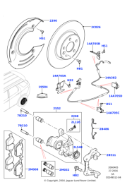 Fren Diski Arka ( Adet )-Lr061388 R-J9C1168 (Jaguar)-/Discovery Sport