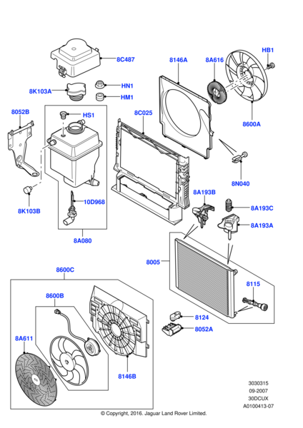 Genleşme Tank Seviye Sensörü-Pcj500020 B.-Pcj000020-3.0/Range Rover New 2