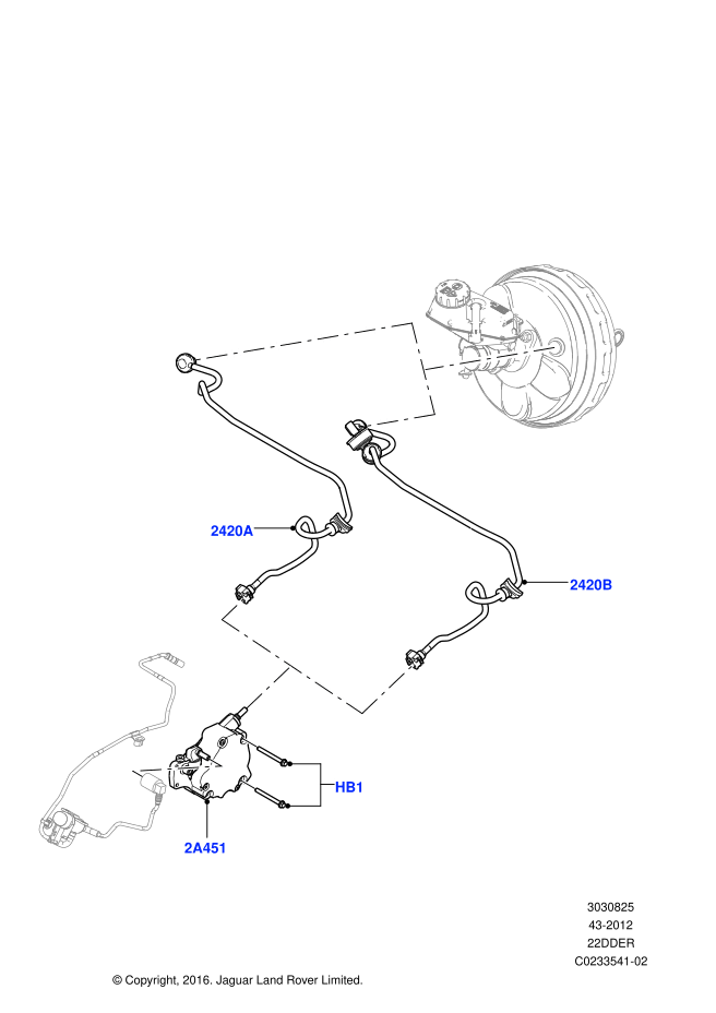 Vakum Pompası Komple-Lr037627-Lr009674-Lr001213-Lr006823-Lr025956-C2S52525 (Jaguar)-2.2/Freelander 2