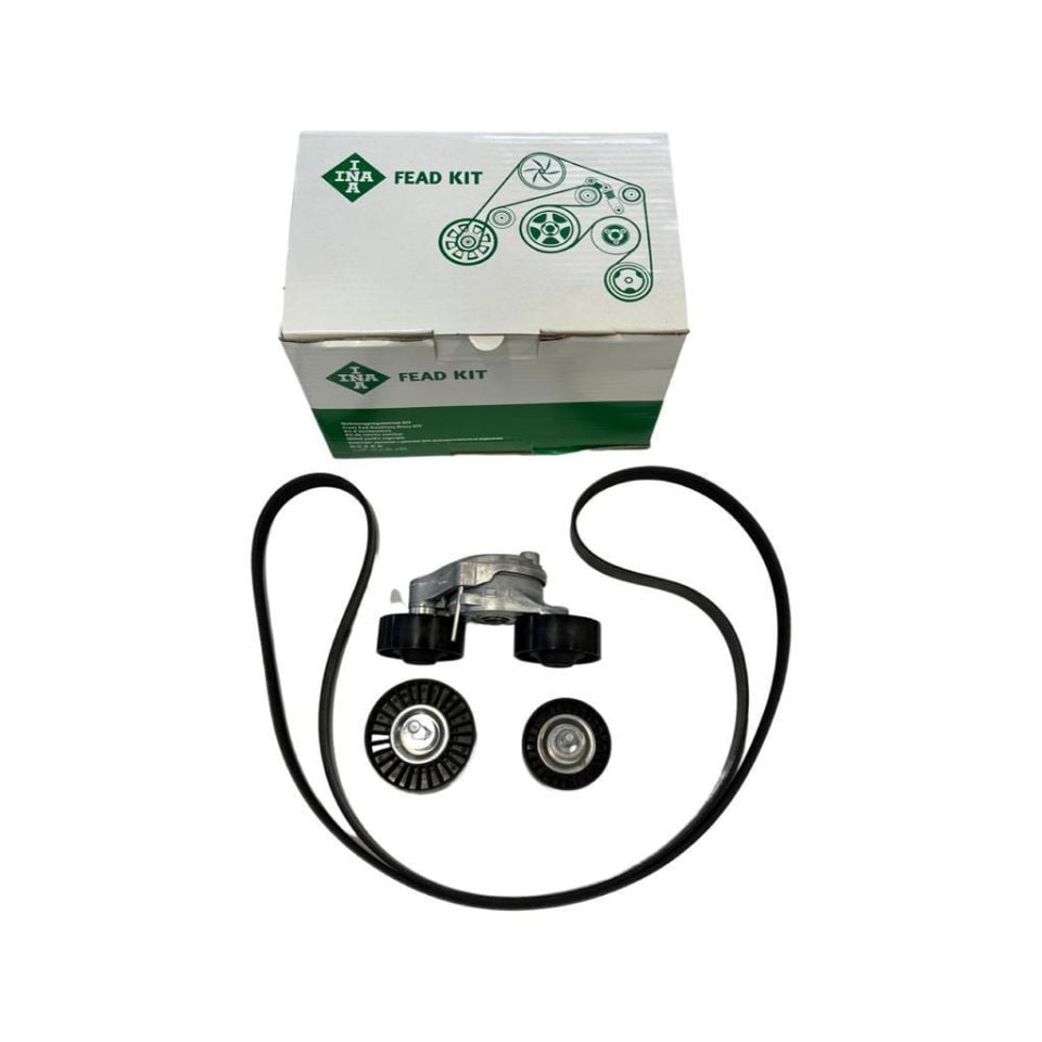 Vantilatör Gergi Bilyası Komple Set + Kayış-Lr071712 İ-Lr114017-Lr073726-Lr071758-Lr138946-Lr071742-Lr079263-Lr186378-T2H2425-T2H38134-T2H1400-T2H1399-T2H46586-T2H1394-T2R21156-T2H59849 (Jaguar)-2.0 Dizel/Range Rover Sport-Range Rover Range Rover Velar