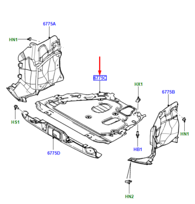 Karter Muhafazası-Lr006779 E-Lr005640-/Freelander 2